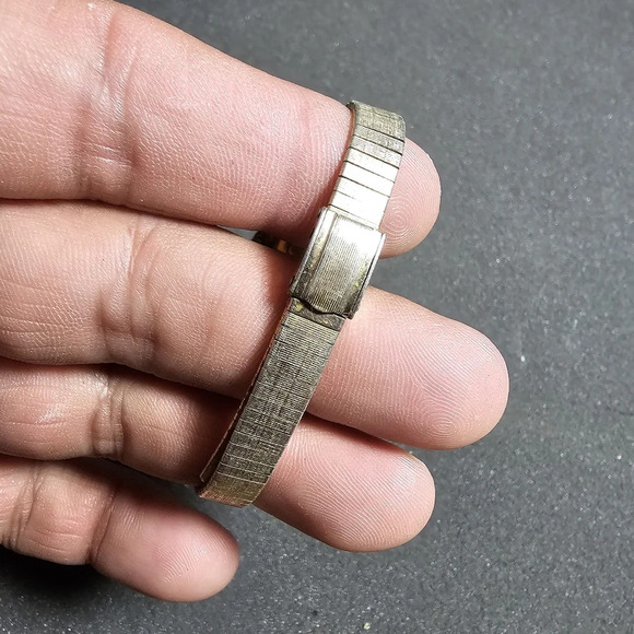 Hamilton Quartz 10K R.G.P. Digital Watch Not Working For PARTS/REPAIR No Back - Picture 8 of 10